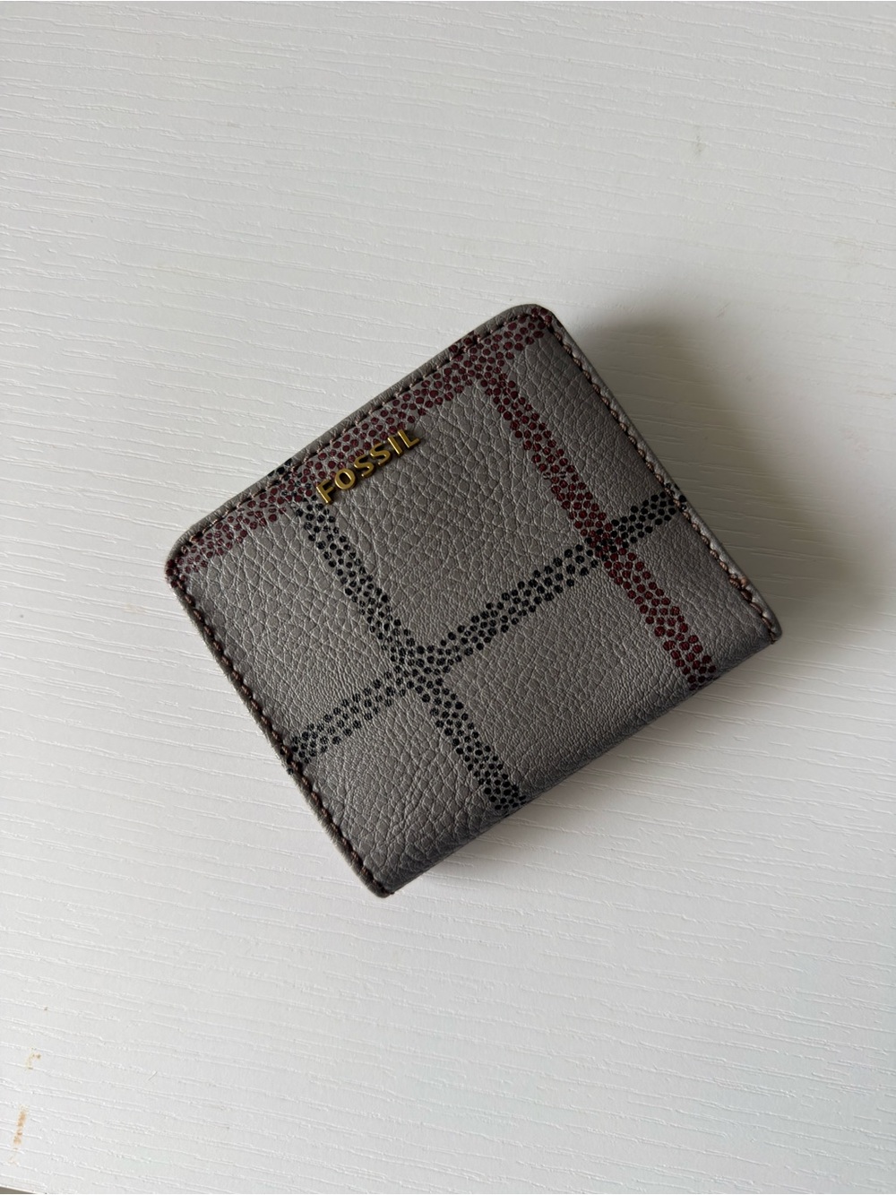 Fossil Madison Bi-Fold Medium Grey Wallet